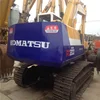 Used komast u excavator pc200-5 with rubber track shoe in low price