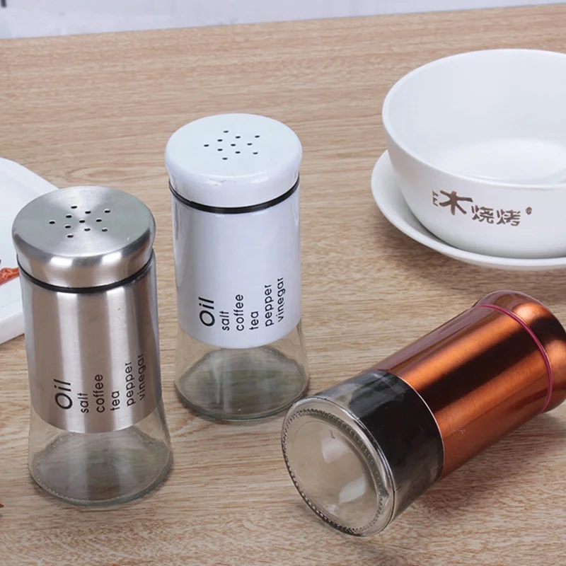 Sundry Colored Mini Spice Shakers Set With Stainless Steel Lid Buy