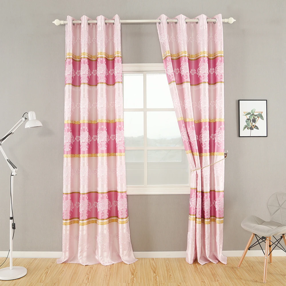 New Design Luxury Jacquard Blackout Curtains Wholesale Home Curtain