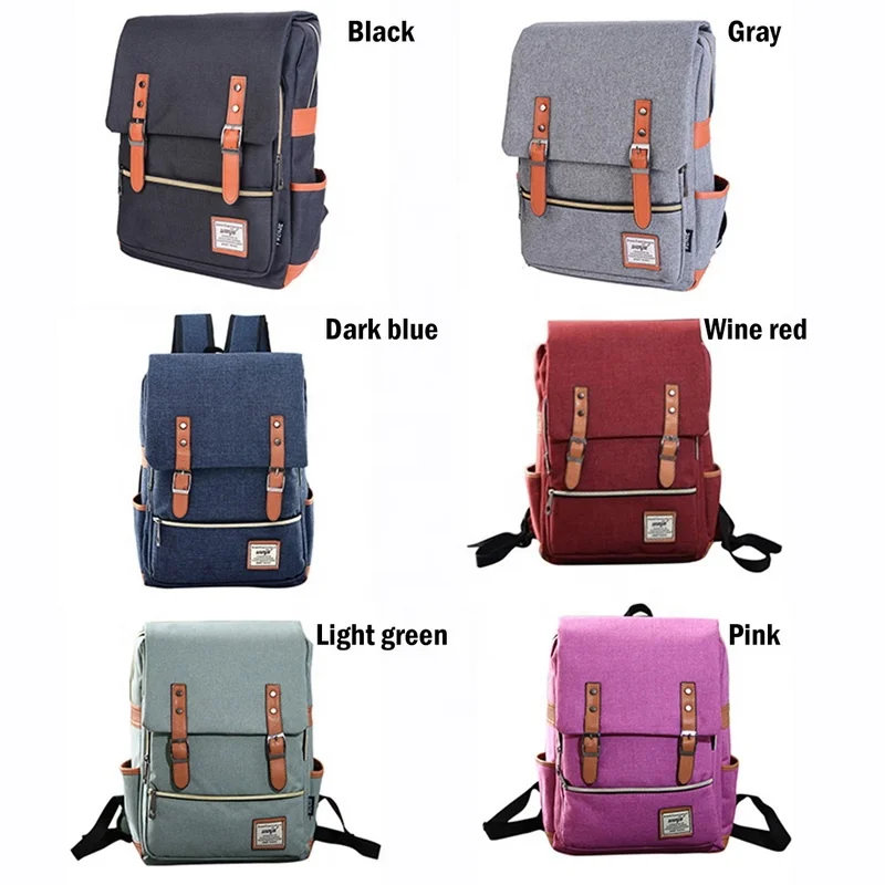 mochilas Medium Size Unisex laptop Backpacks girls boys Canvas fashion leisure large capacity anti theft backpack school student bags
