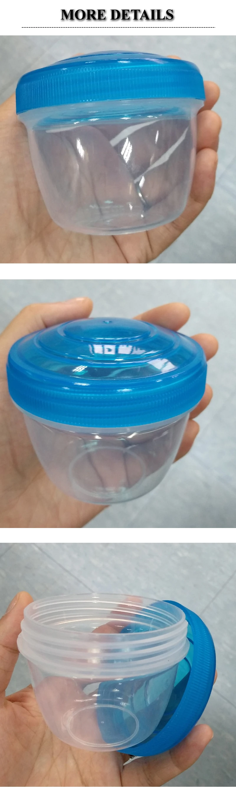 140ml Small Round Baby Airtight Food Storage Container Set Of 12 Pcs