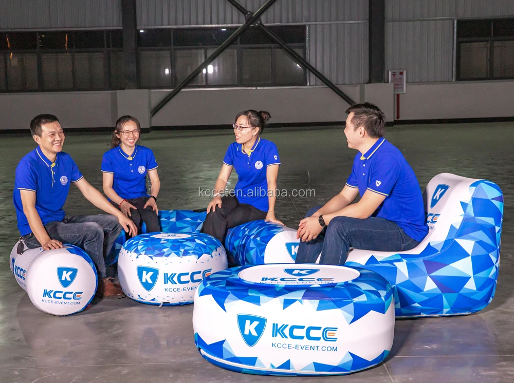 New air inflatable advertising show eye catching smart assemble outdoor portability single inflatable sofa