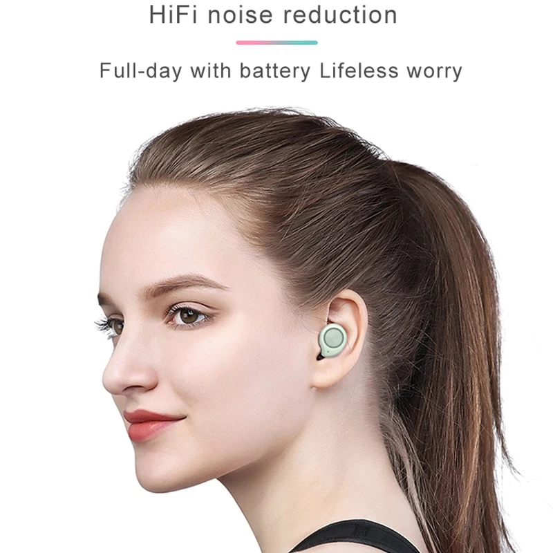 2020 Christmas gifts new promotion electronics bluetooths 5.0 wireless earphone headphones tw60 tw70 tws wireless earbuds - ANKUX.COM