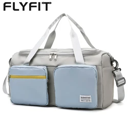 FLYFIT Unisex Gym Workout Waterproof Gym Bags With Shoe Compartment Sports Duffle For Men Womens Custom Gym Bag