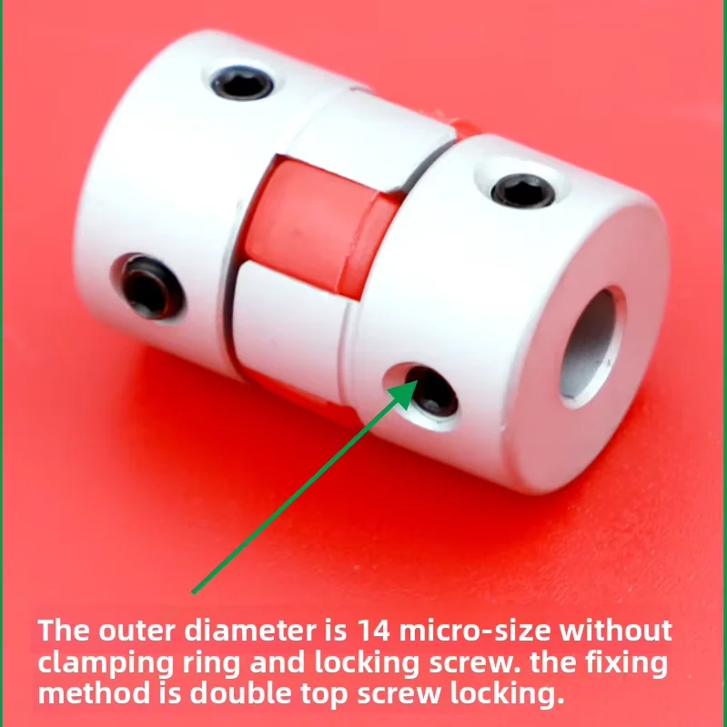 product plum blossom stainless steel bearing coupling set stepper servo motor ball screw linear guide encoder slide motor keyway-12