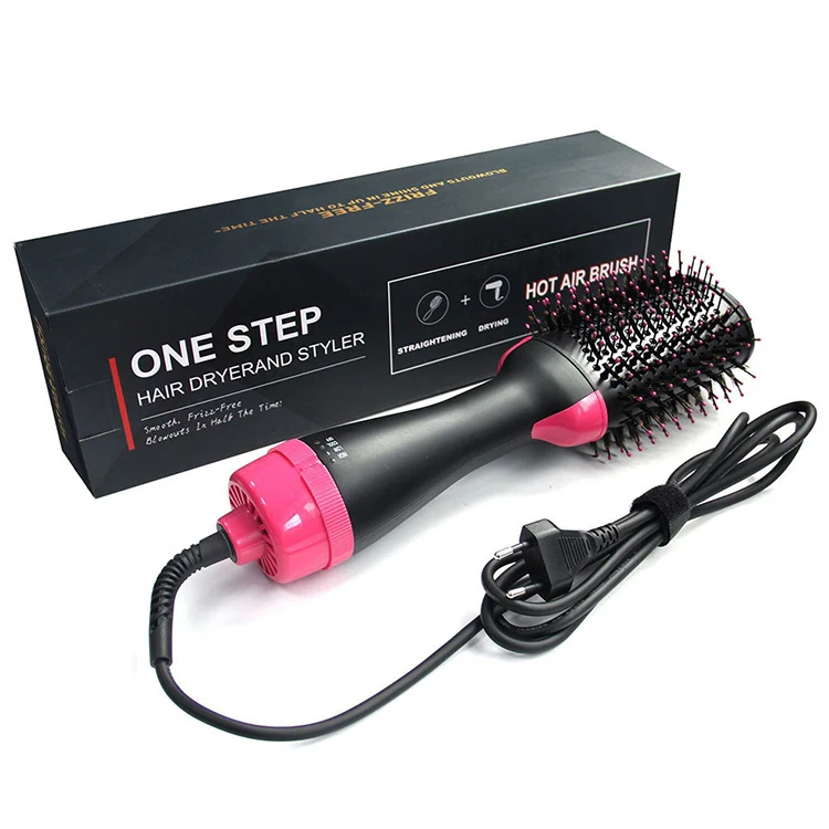 
Professional wholesale Portable air electric brush curler hair straightener hot air brush 
