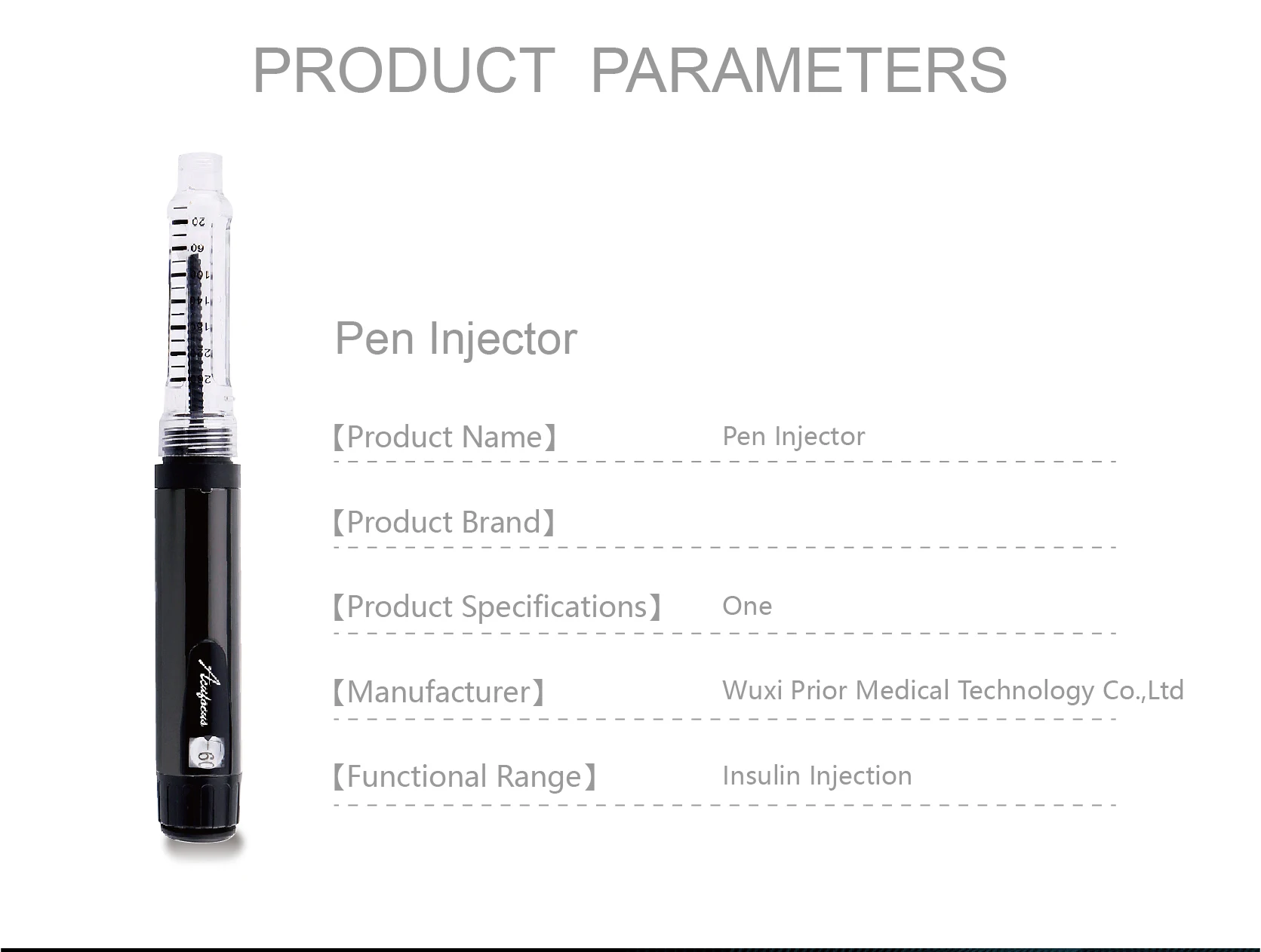 Reusable 60u I3 Ml Empty Cartridge Industry Growth Hormone Pens And