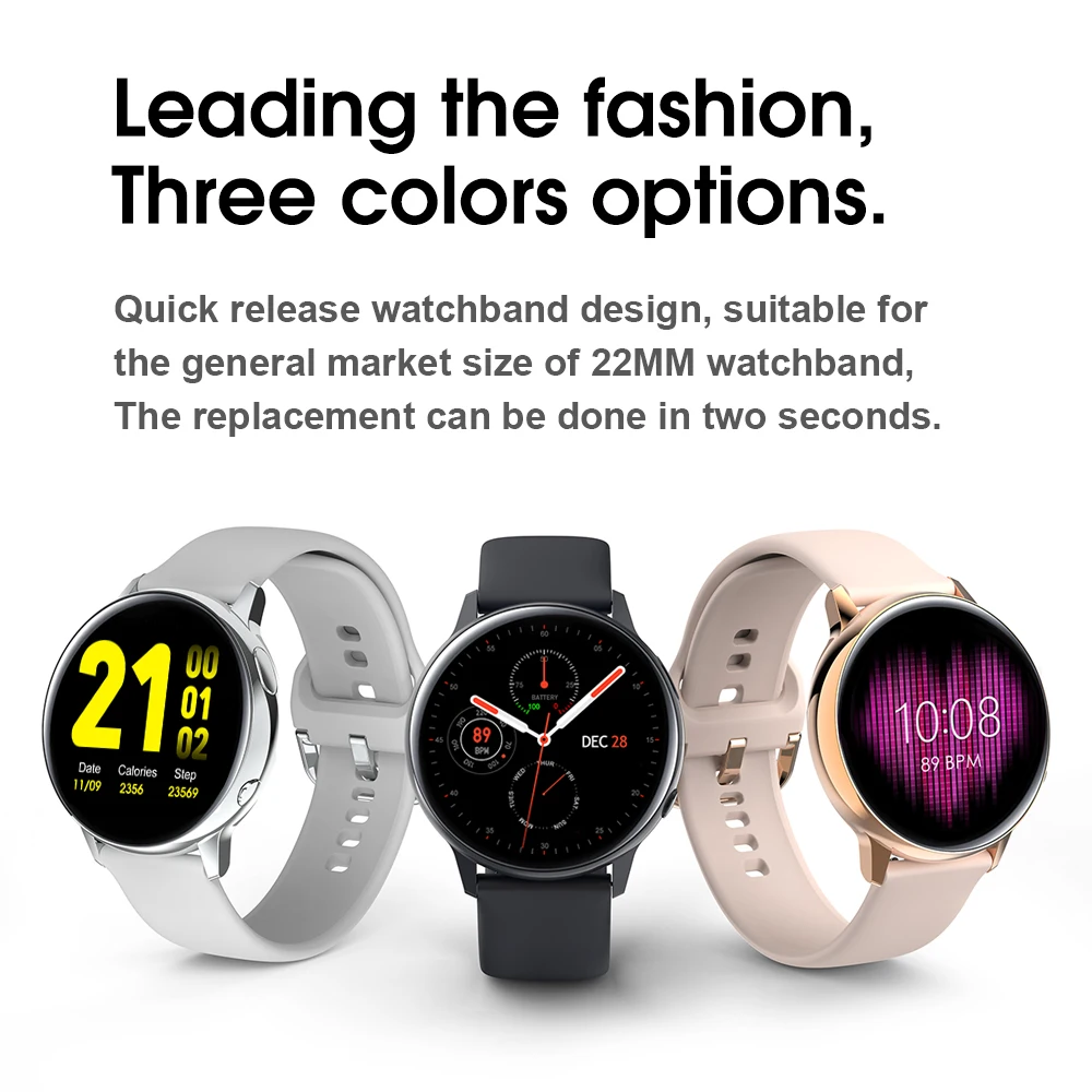 2020 Microwear SG2 Bluetooth smartwatch multiple sports modes IP68 ECG heart rate fitness HD high-quality round band watch