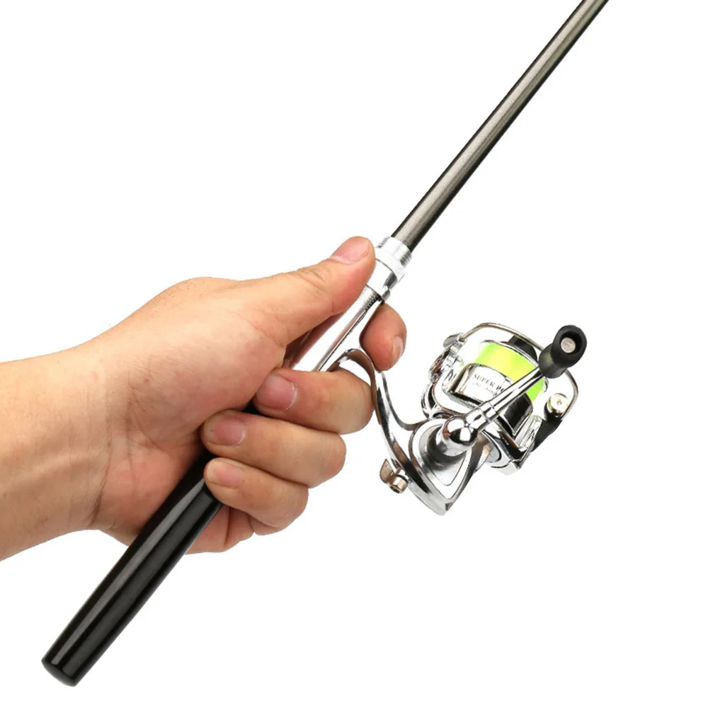 New Telescopic Mini Fishing Rod And Reel Pen Shaped