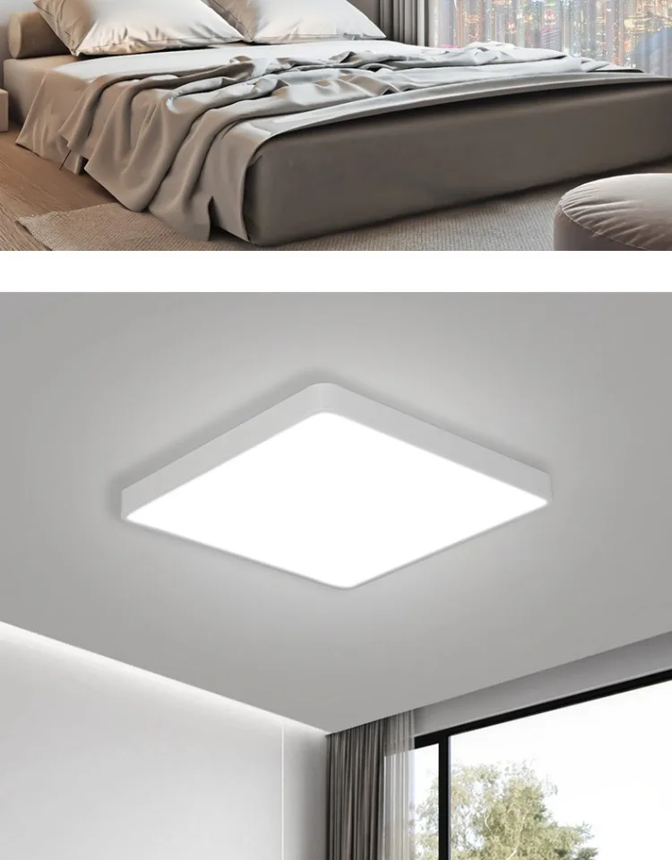 product modern led simple ceiling light iron base 4000k ip44 for living dining room balcony corridor home office decoration zhongshan-1