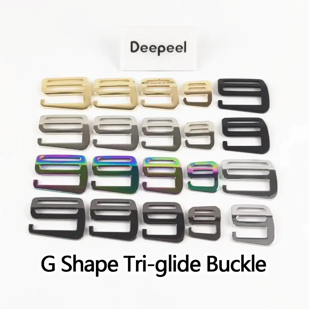 Deepeel BF741 38mm G-Shaped Zinc Alloy Hook Buckle - High Quality