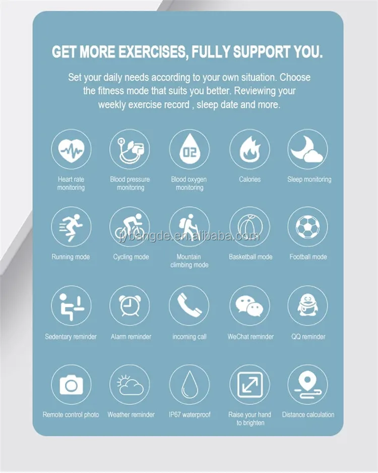 Sport smartwatch bracelet Q1 smart band ip67 waterproof fitness heart rate watch