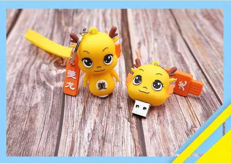 Factory custom PVC usb flash drive cartoon open mold silicone usb storage 2tb memory stick - ANKUX.COM
