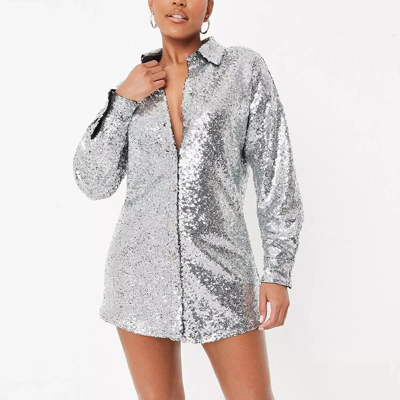 Silver Sequin Dress China Trade,Buy 