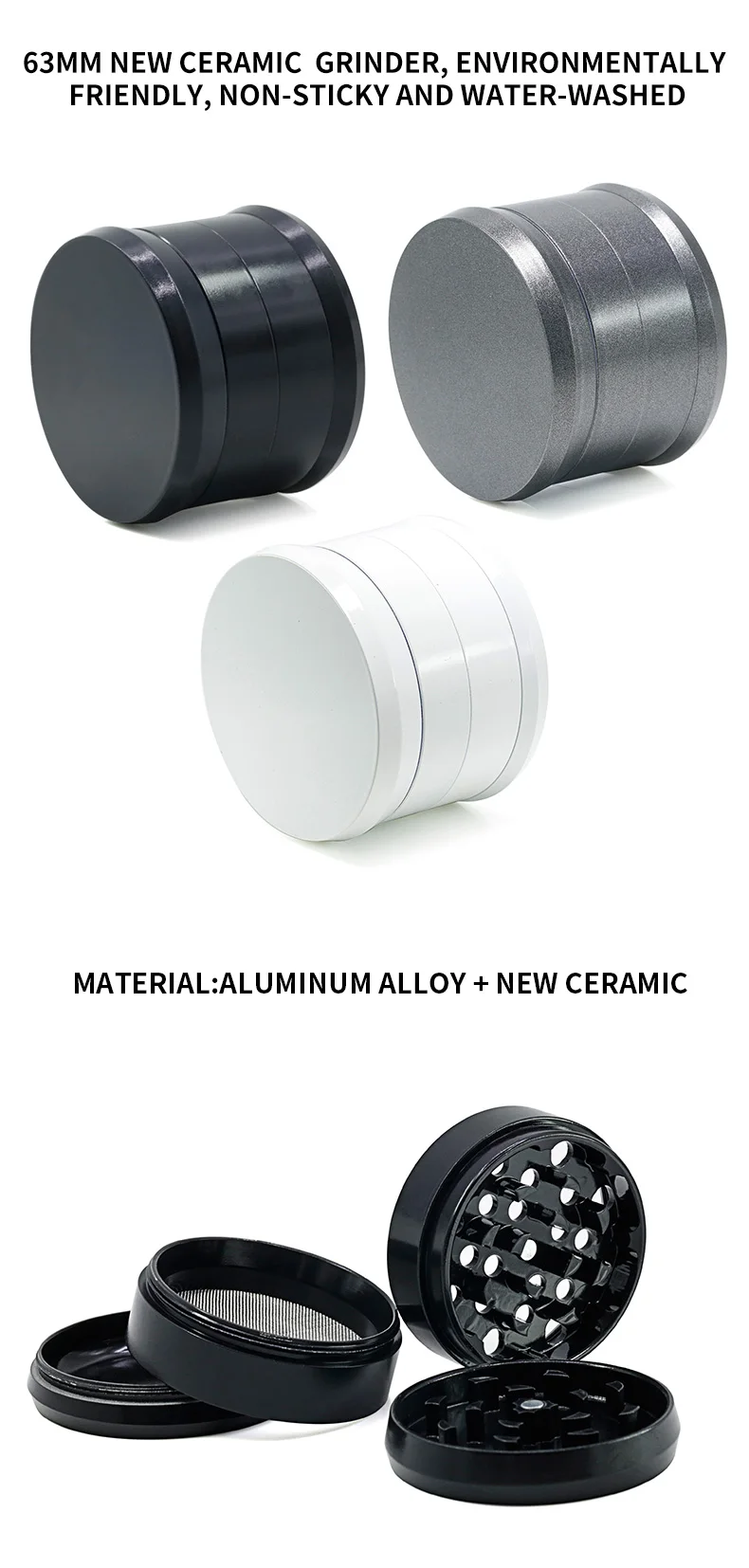 New Style 4 Piece Grinders Herbal Smoking Weed Cnc Aluminum Custom Ceramic Grinder Weed For Grinding Buy Ceramic Grinder Weed Custom Weed Grinder Grinders Herbal Smoking Weed Product On Alibaba Com