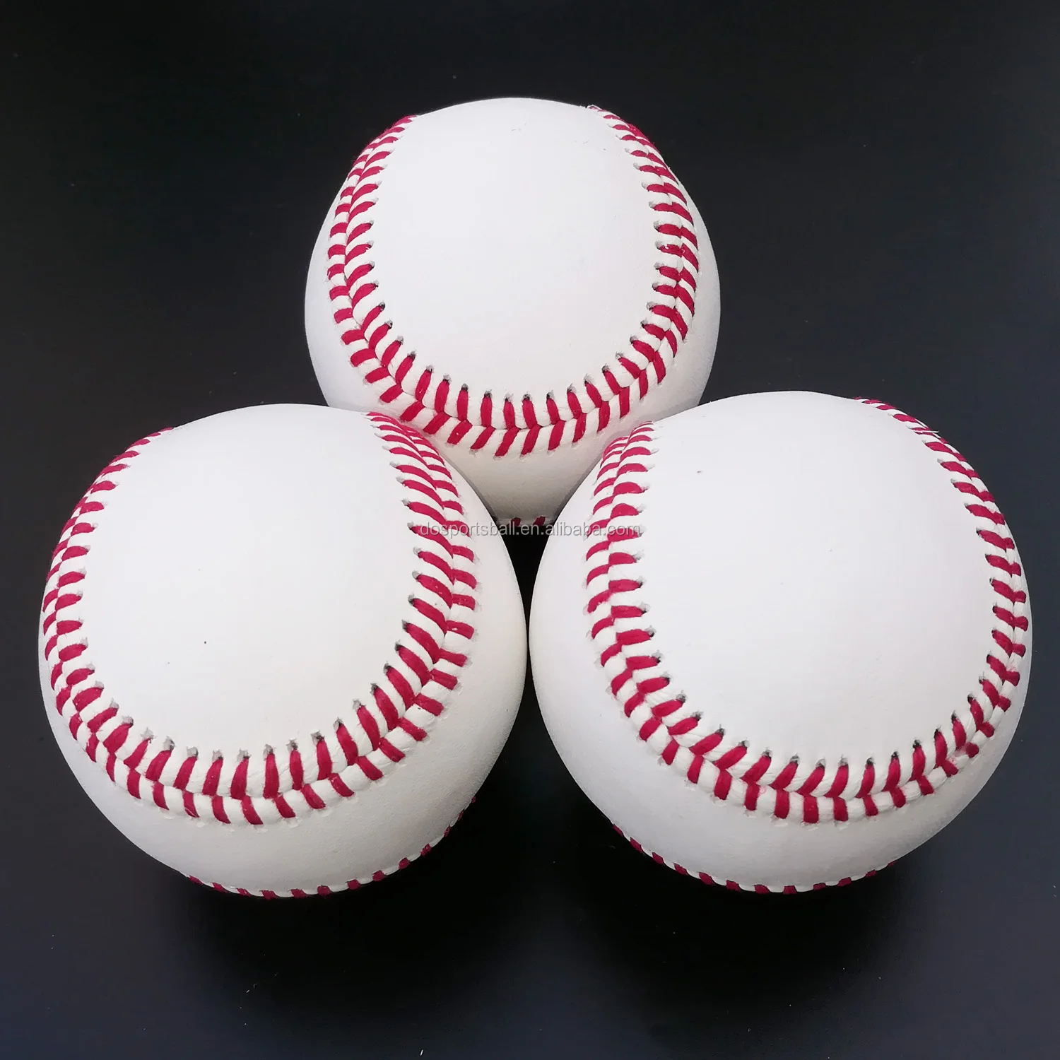 High Quality 9" Baseball durable Cowhide Leather 30 Wool Wound Cork