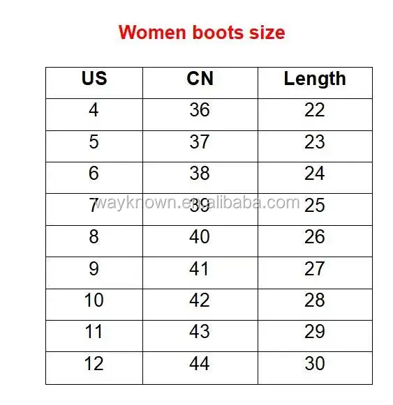 women size