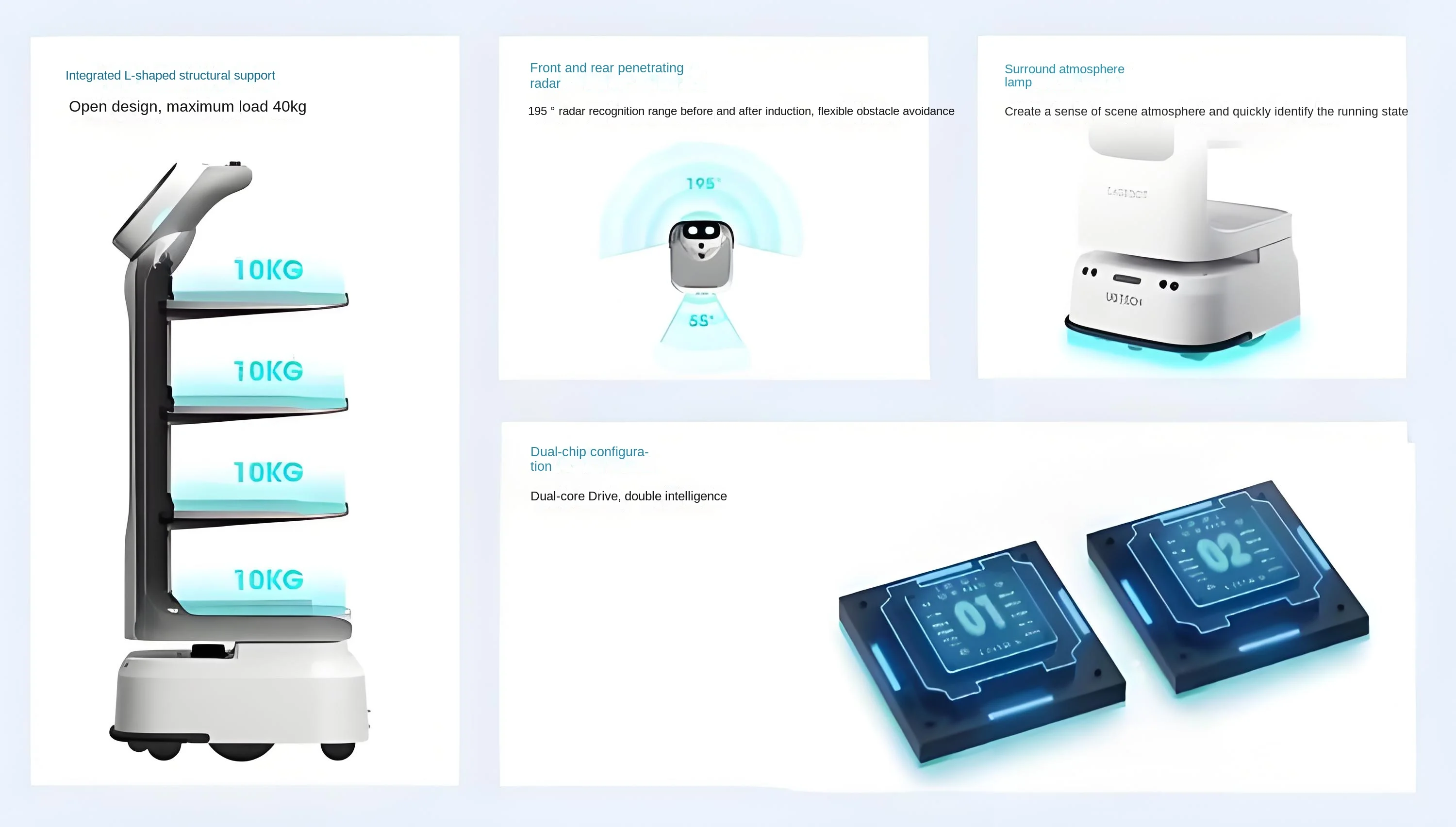 Youbao Multifunctional Service Robot for Hotel Restaurant Automatic Dinner Welcome Meal Delivery Advertising Marketing Features supplier