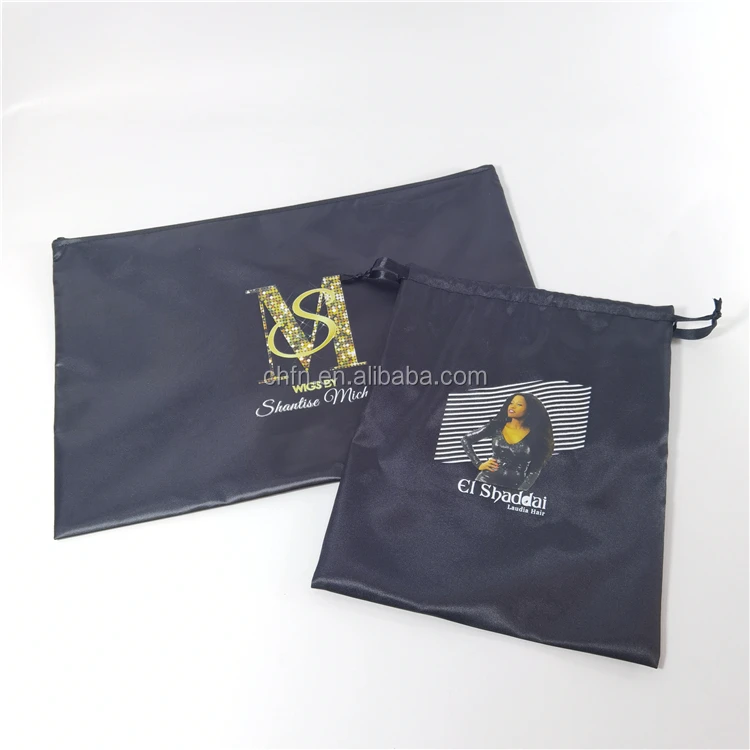 Custom Silk Dust Bag Large Black Satin Dust Bags For Handbags Luxury Dust Collector Filter Bag