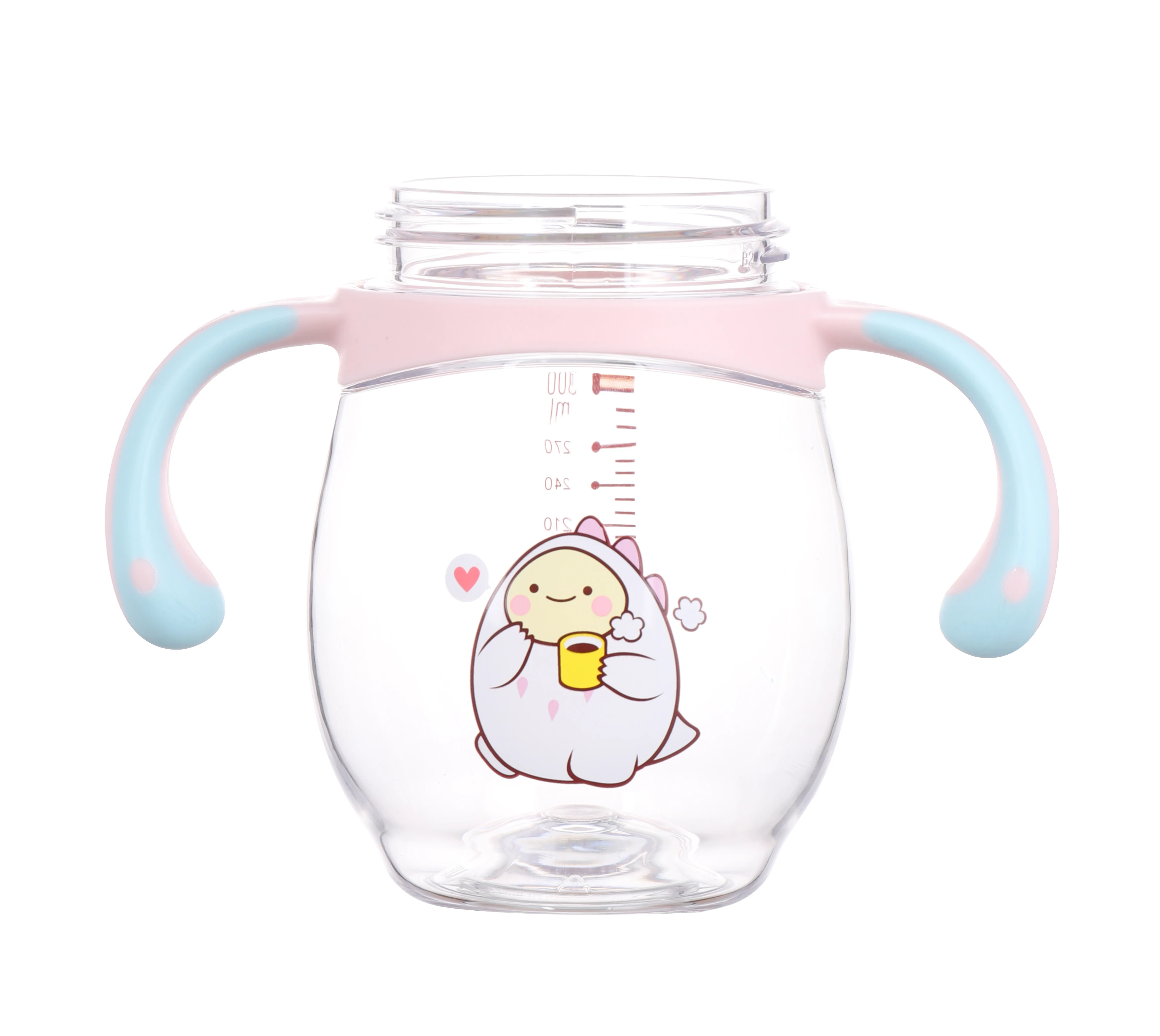 Asrto Sippy Cup with Removable Handle for Toddle Child BPA free Milk Bottle