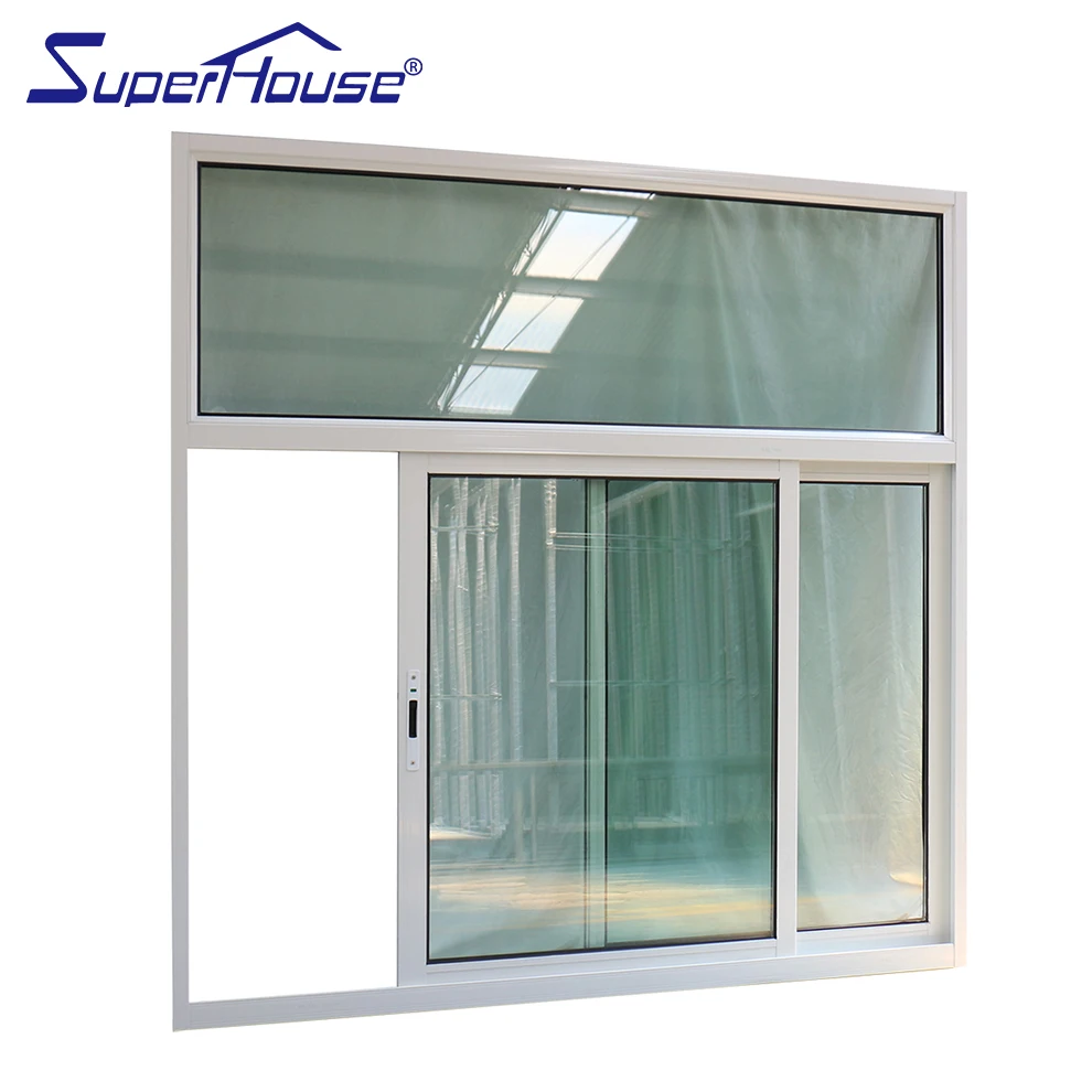 Customized aluminum sliding windows and fixed part with high quality meet Australia standard