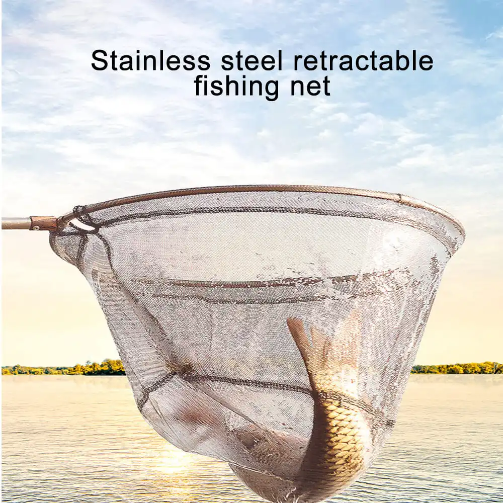 Deep Scooper Extendable Handle Long Large Telescopic Pond Skimmer