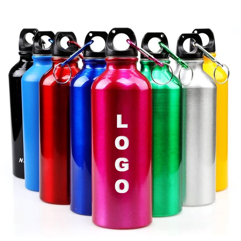 Customized cheap promotion water bottle with company logo outdoor sport aluminum or stainless steel water bottle for promotion