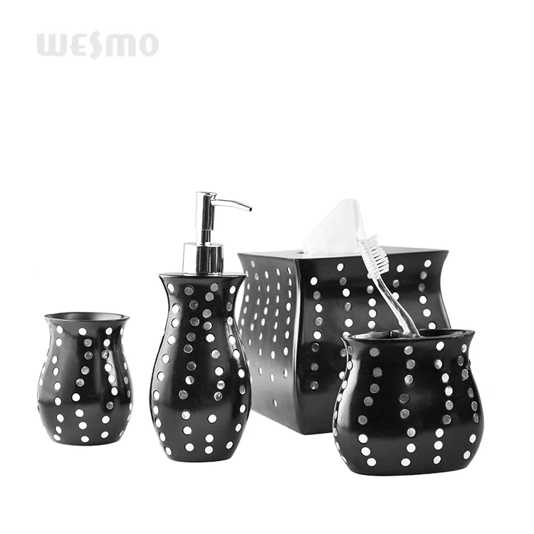 High End Polyresin Bathroom Accessories Christmas Set Accessory Product On Alibaba High End Polyresin Bathroom Accessories