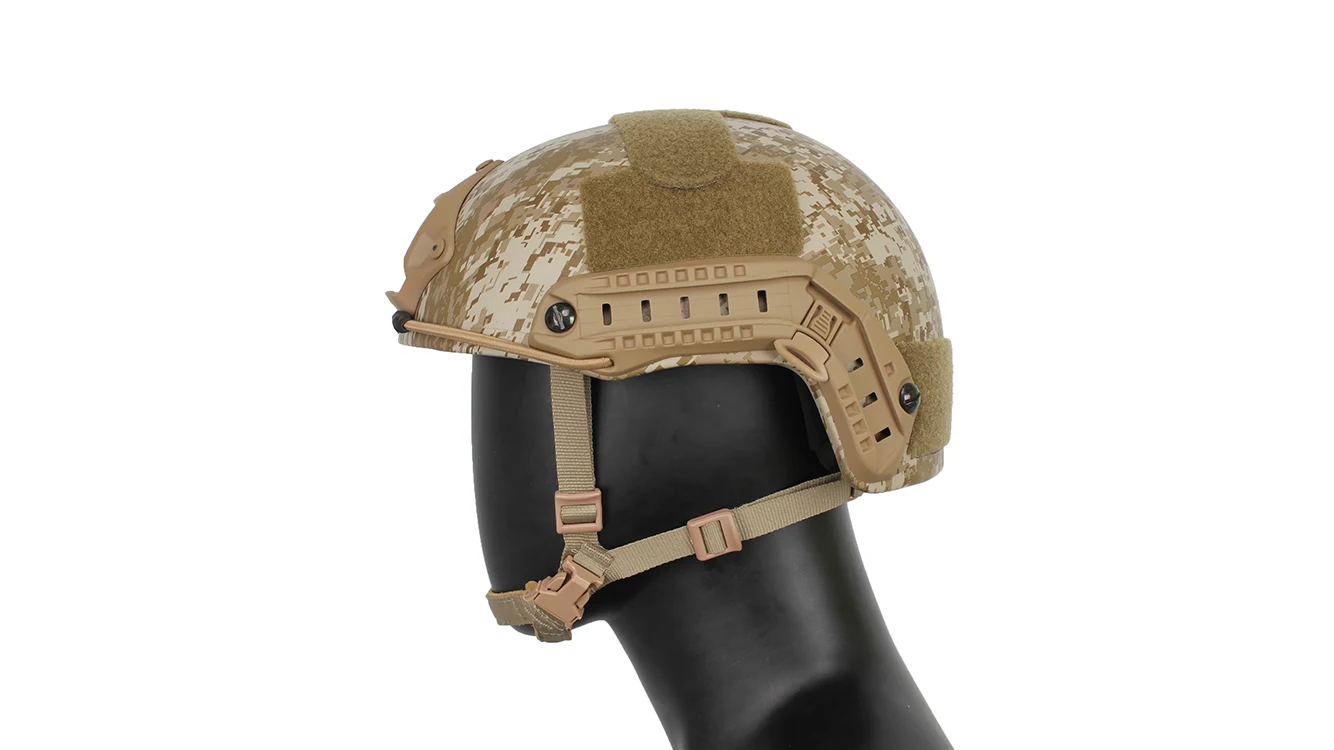 快速战斗级别nij iiia对抗44mag防弹弹道沙漠数字迷彩装甲头盔