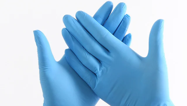 丁腈pvc乳胶粉纯丁腈手套免费蓝色黑色 - buy gloves nitrile blue