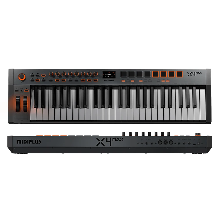 midiPLUS X4 49鍵 MIDIキーボード Professional MIDI Keyboard Controller - Midiplus X4 MAX, 49 Key
