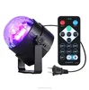 LED 3W RGB Crystal Magic Rotating Ball remote control projector lamp For KTV Xmas Party Club Pub Disco DJ