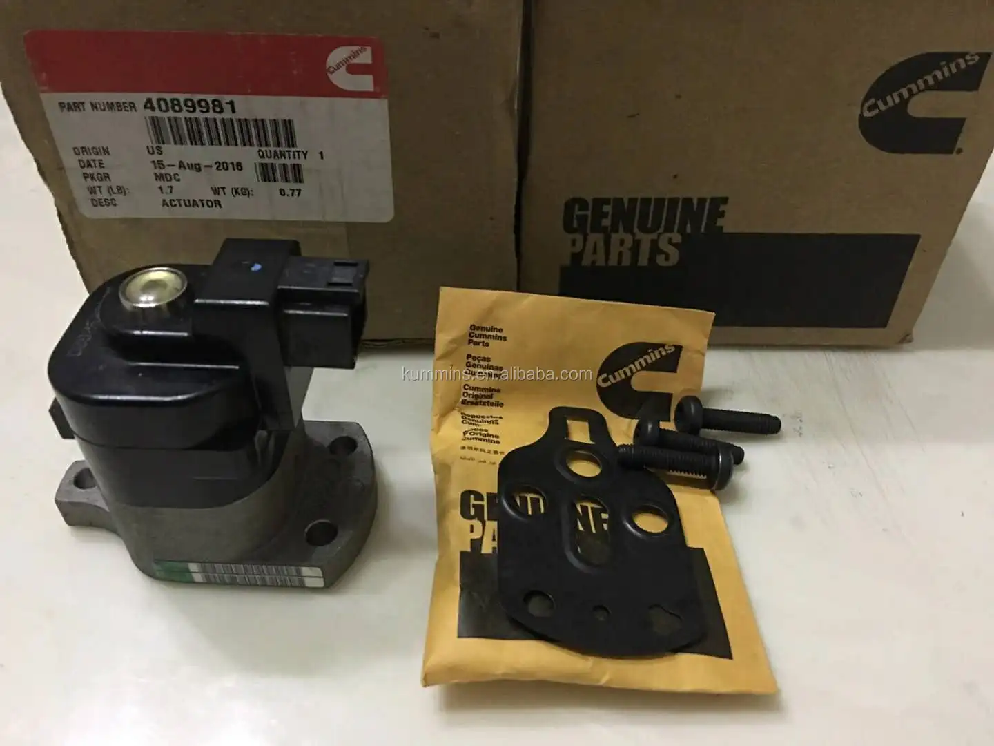 Qsx15 Isx15 X15 Original Diesel Engine Fuel Pump Actuator 4089981rx 4089981 4902905 1784240