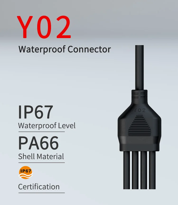 Y shape connector