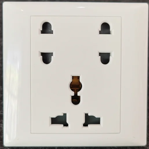 Multifunctional Wall Sockets 6 Pin And Switches Universal 13a 1 Gang