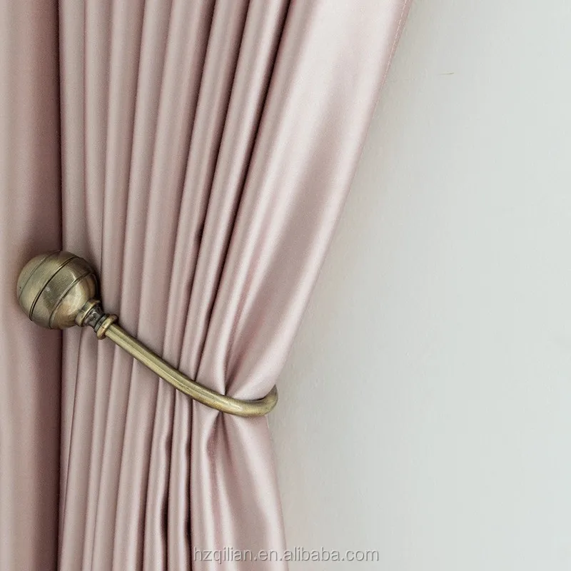 Silk Blackout Ready Curtain, 100% Silk, Grommet - detail 4