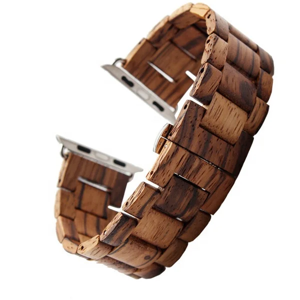 Smart Watch Accessories 42mm 38mm Apple Wooden Watch Band Buy Wooden