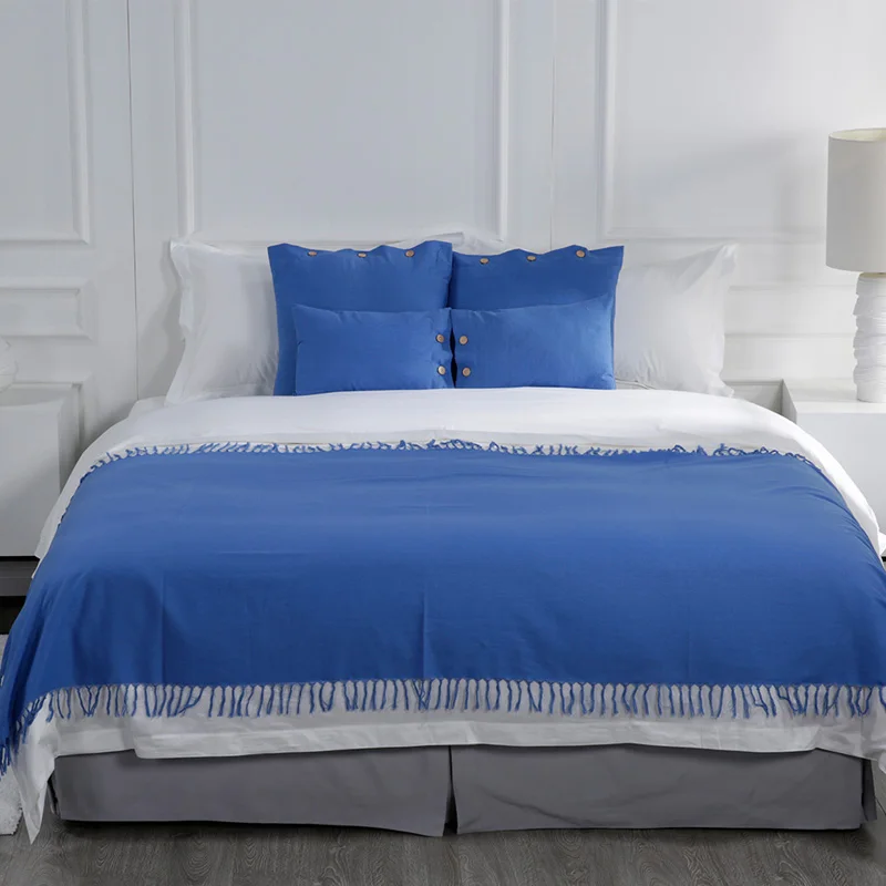 Guangzhou Eliya Ocean Blue Bed Linen 100% Cotton Material For Hotel Bed  Sheet Bedding Set - Buy Bed Linen Guangzhou,Cotton Bed Sheet Material,Hotel Bedding  Set 100% Cotton Product on 