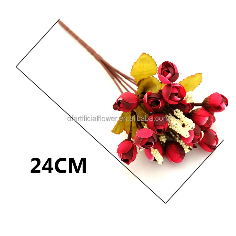 F18d Duofu Artificial Floral Silk Fabric Flower Home Decoration Wedding