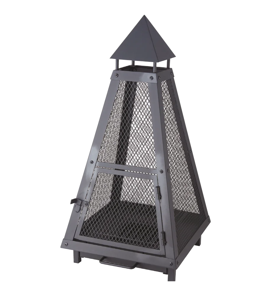 Garden Chiminea Pyramid Fire Pit Chimenea For Patio Wood Burning Buy