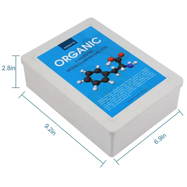 240 Pcs Molecular Model Kit Organic Chemistry Molecular Electron Orbital Model Atom Links Educational Toys Teaching Learning Set for Student Teacher