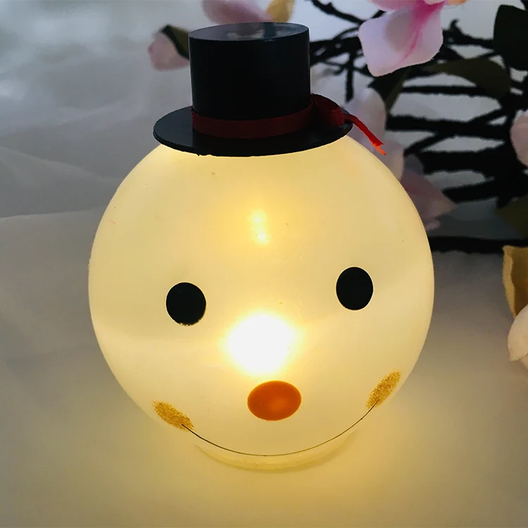 Holiday Personalized Christmas Bedroom 1L Plastic Ball Night Light