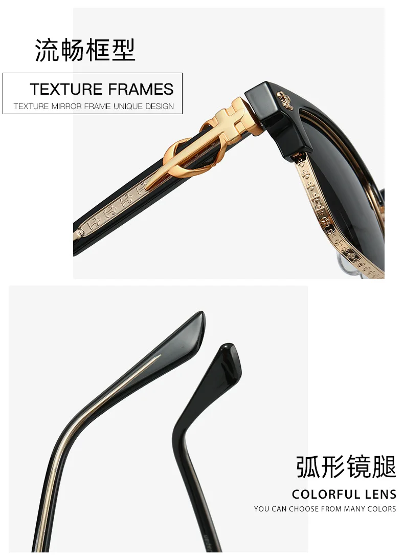QSF Retro UV400 Sunglasses for Men and Women New Fashionable Business Anti Blue Light Full Frame Glasses