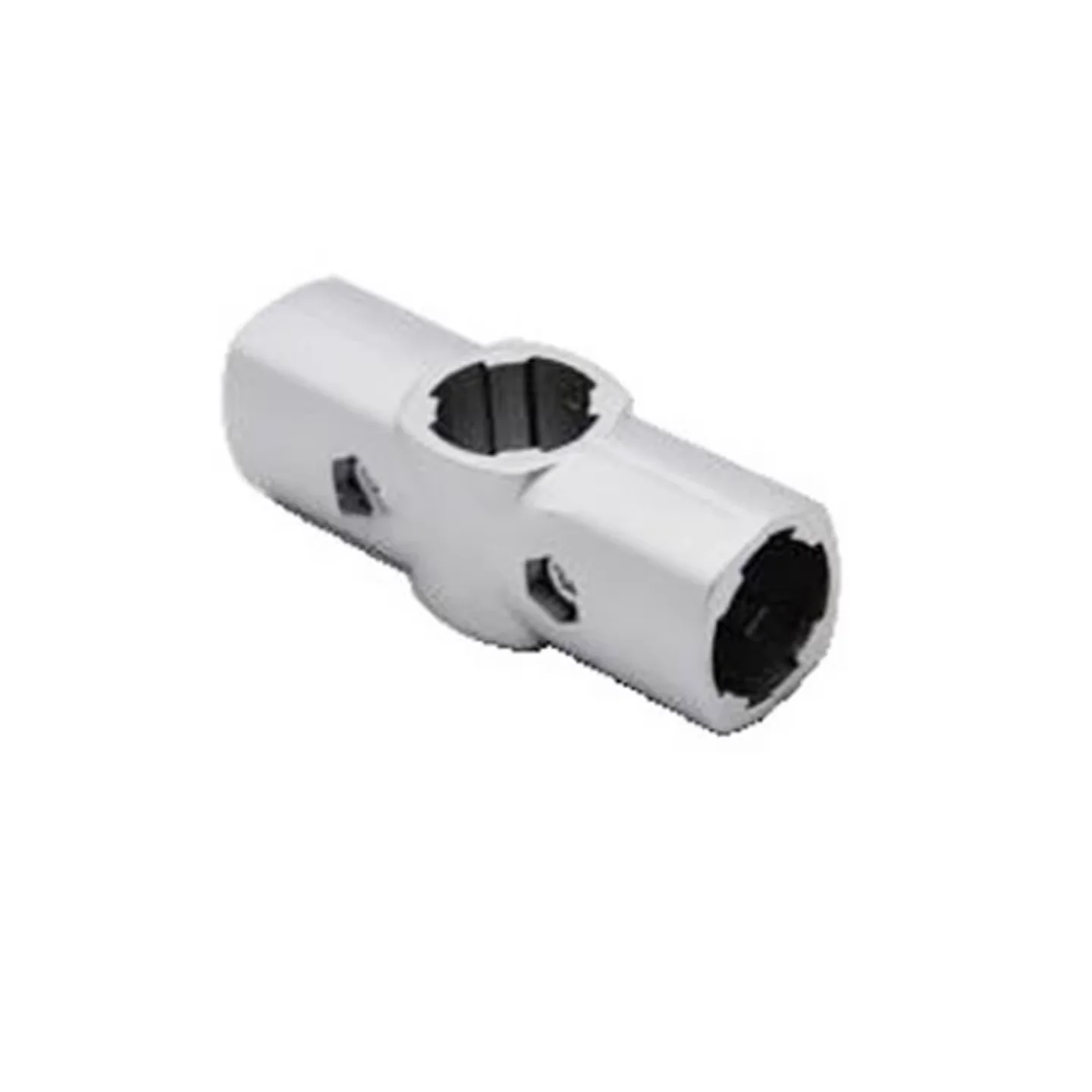 product 28mm third generation lean pipe connector aluminum alloy lean pipe connector profile round two way fitting-13