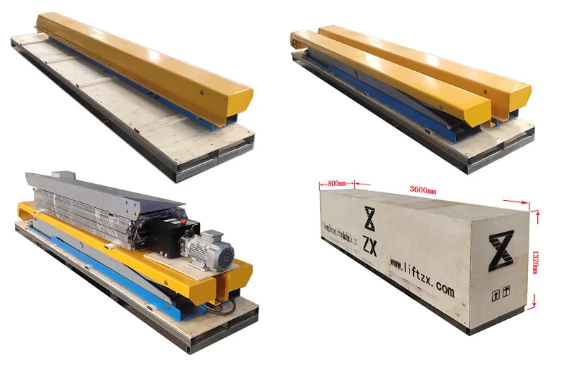 ZX 2 level parking lift garage car scissor lift for home garage