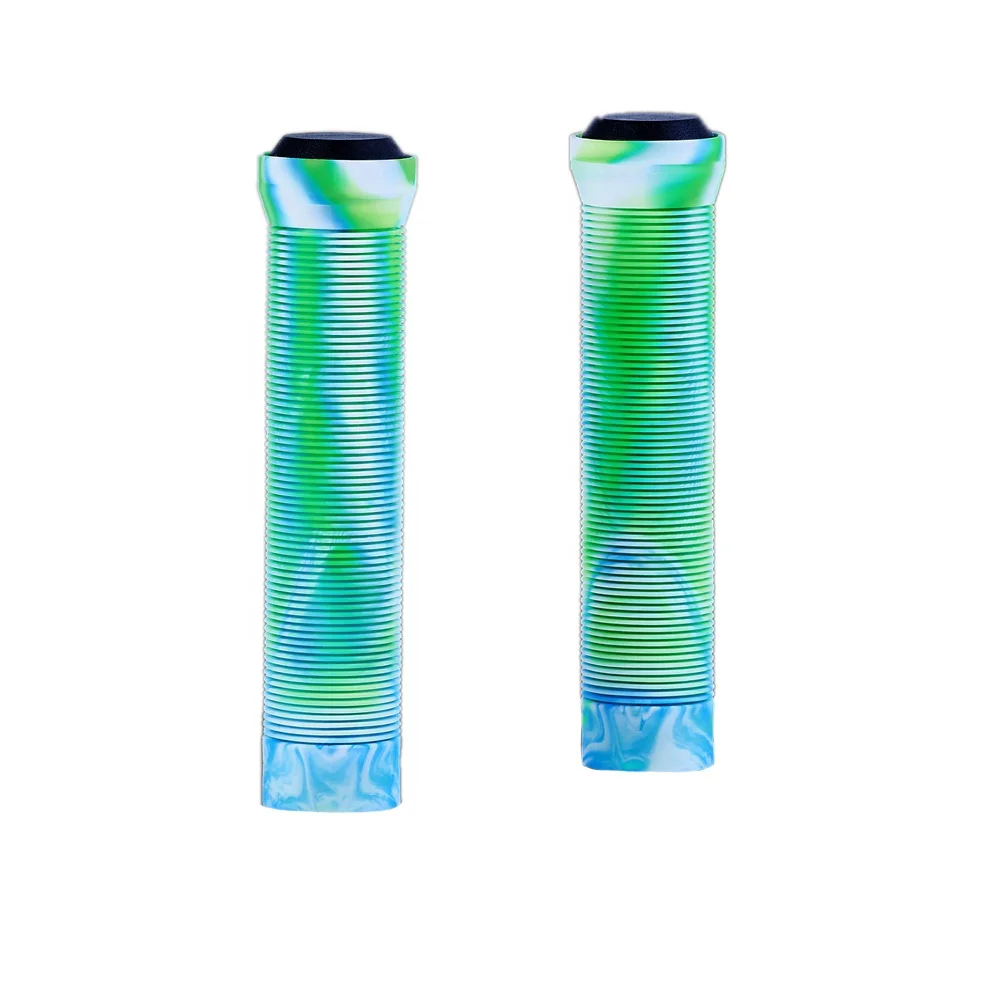 Huoli 145mm Scooter Grips Cheap Soft Tpr Rubber Bmx Bike Handlebar