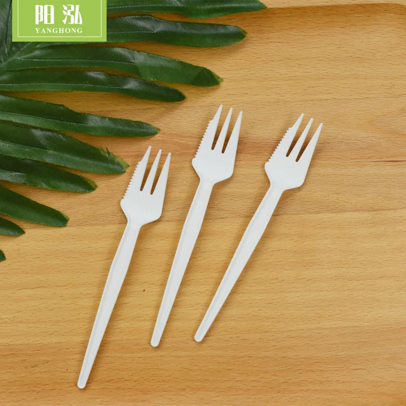 New Design Compostable Biodegradable Cpla Fork With Sawtooth Buy