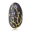 Gem's ballet Petal Rings Natural Amethyst Gemstones Ring Branch Floral for Women Wedding Jewelry
