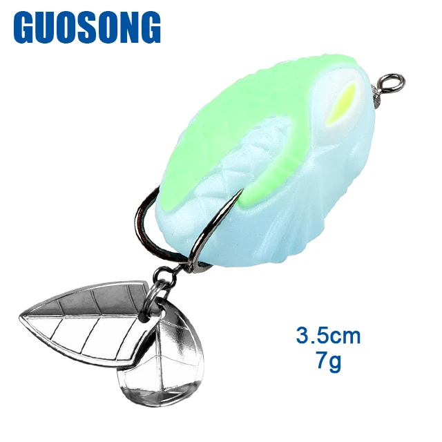 Lot De 3 Leurres Grenouille Double Hélice – Silicone Doux, Crochets Renforcés, Sans Herbe, Eau Douce/salée, 9 Cm