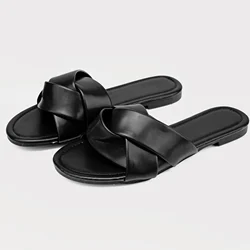 Dropshipping fashion slippers for women high quality designer slippers custom logo black slides slippers